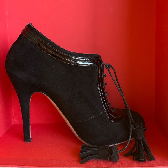 Valentino Suede Tassel Booties - Picture 3 of 6